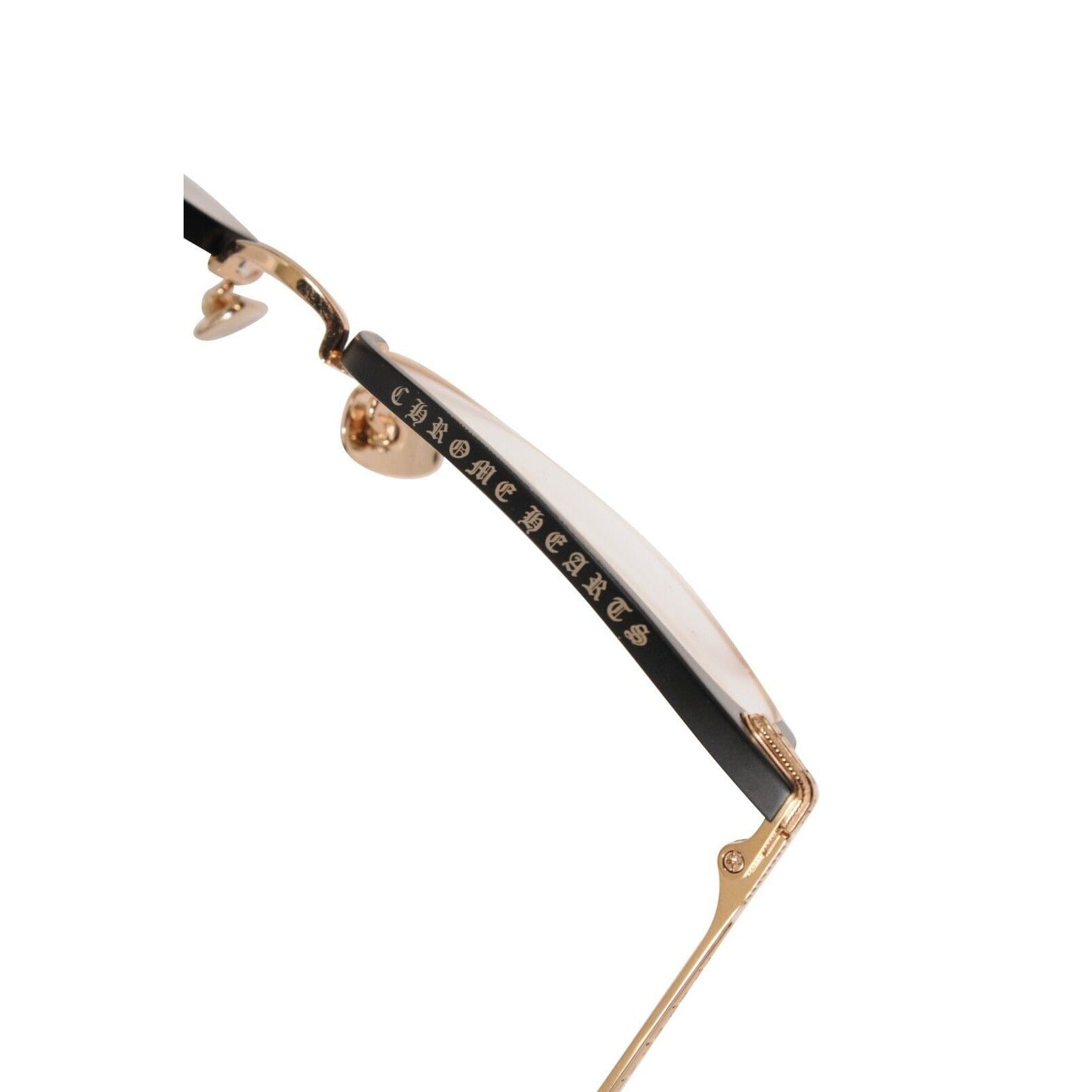 Chrome Hearts Gold Black Muffbuffin Eye Glasses – THE-ECHELON