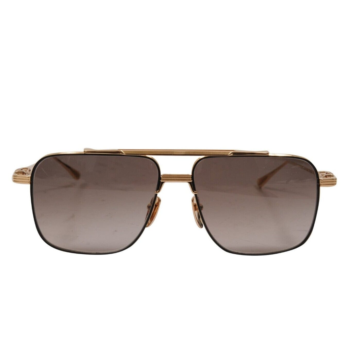 Chrome Hearts Aviator Sunglasses in Brown and Gold Chrome Hearts Aviator Jackwacker Ii Sunglasses - Brown  main image 3