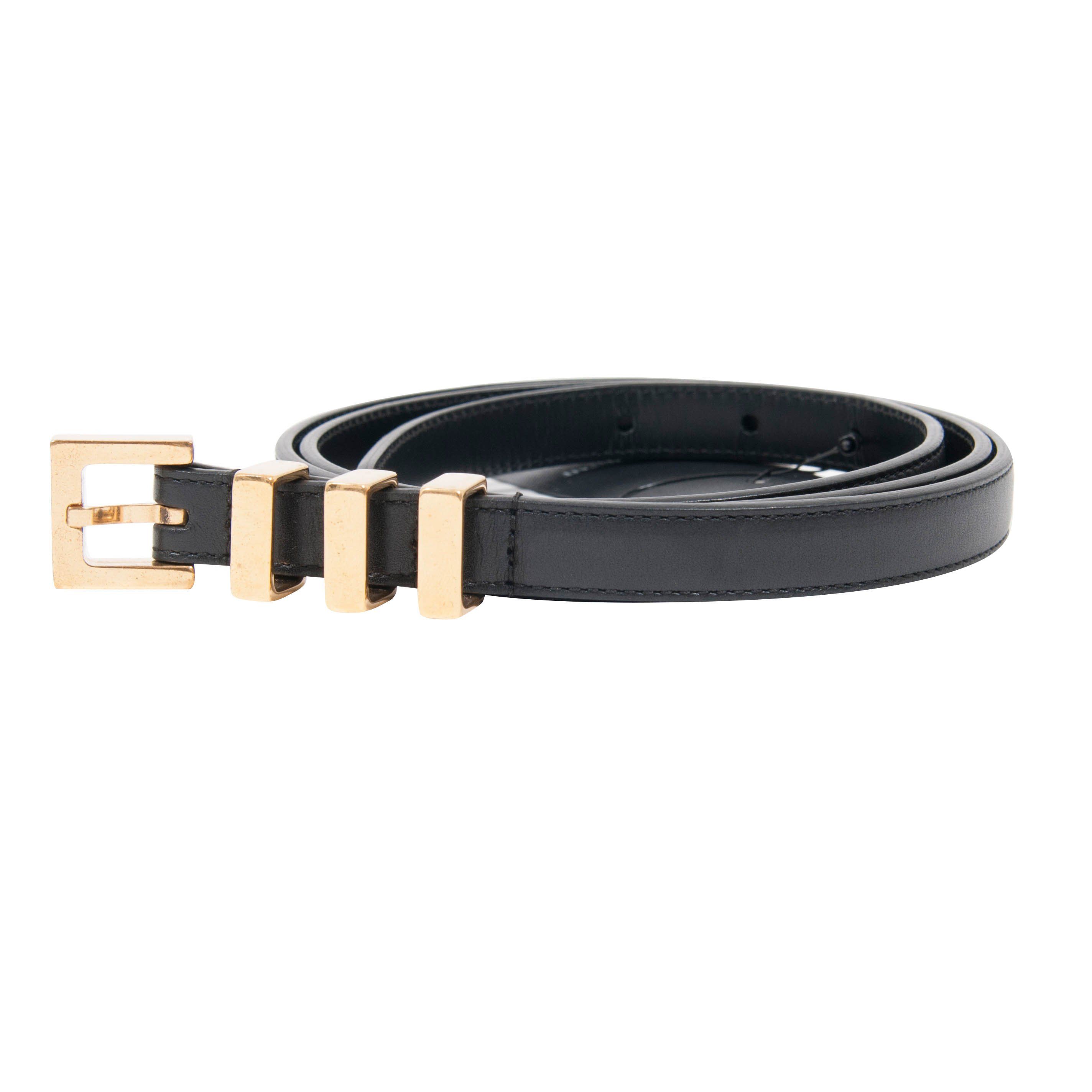 Saint Laurent Classic 3 Passants Belt, $445, farfetch.com