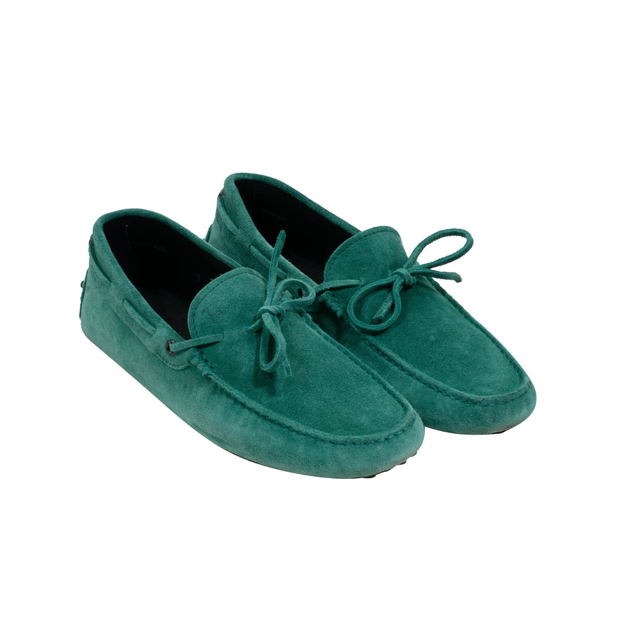 Gommino Suede Driving Shoes Loafers (Aqua) – THE-ECHELON