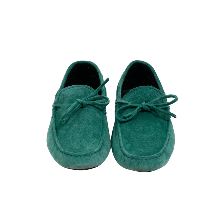Gommino Suede Driving Shoes - Loafers (Aqua) Tod's 