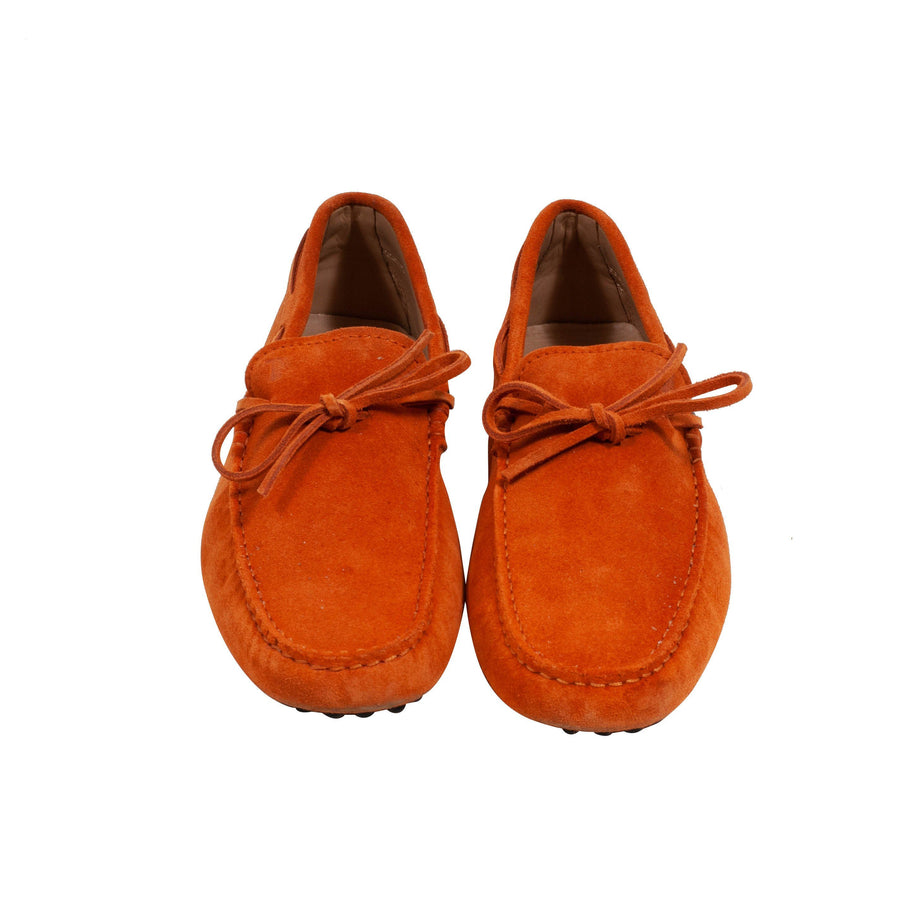 Gommino Suede Driving Shoes - Loafers (Orange) Tod's 