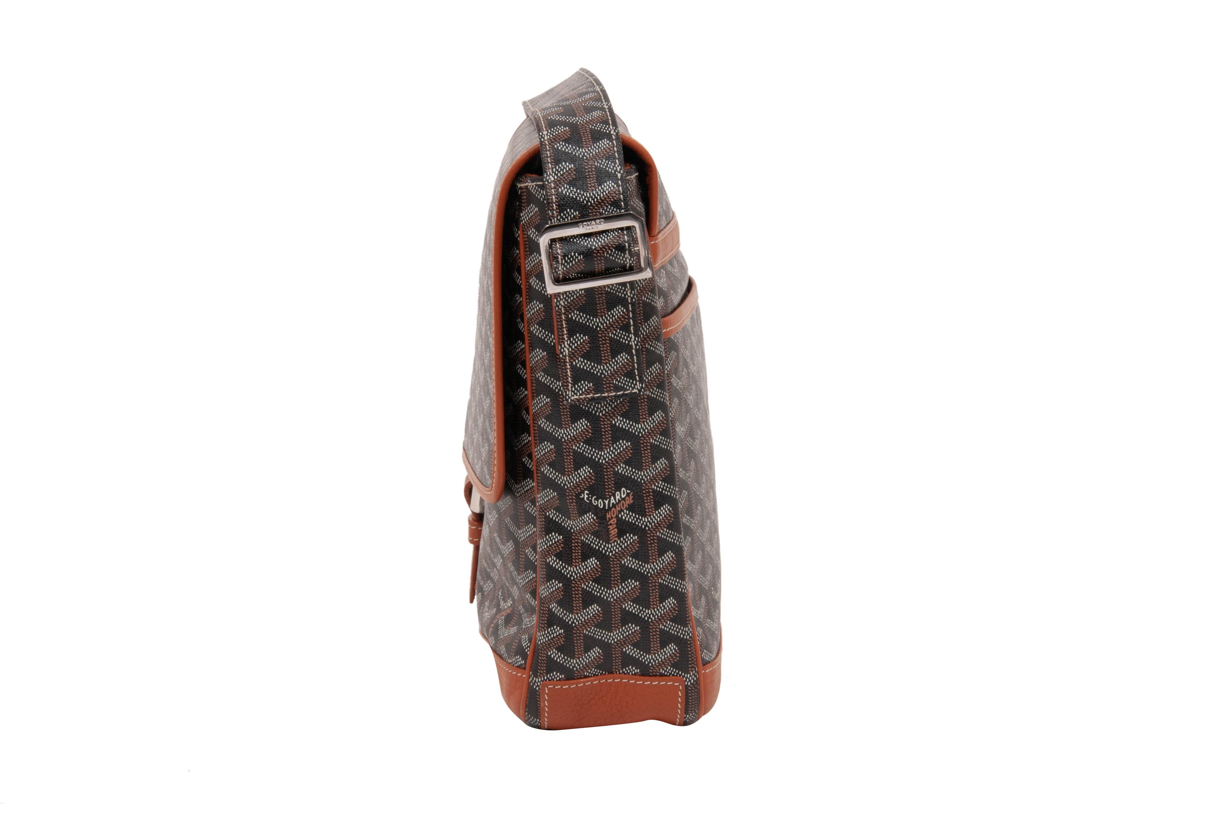 【正規品】GOYARD Grand Bleu MM Shoulder Bag GOYARD Grand Bleu MM Shoulder Bag (Brown, Size MM) Men's K4613