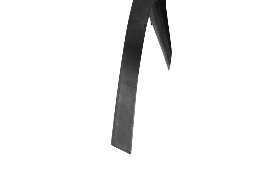 Gray Monogram Embossed Mid Layer Gillet Vest Rig LOUIS VUITTON 