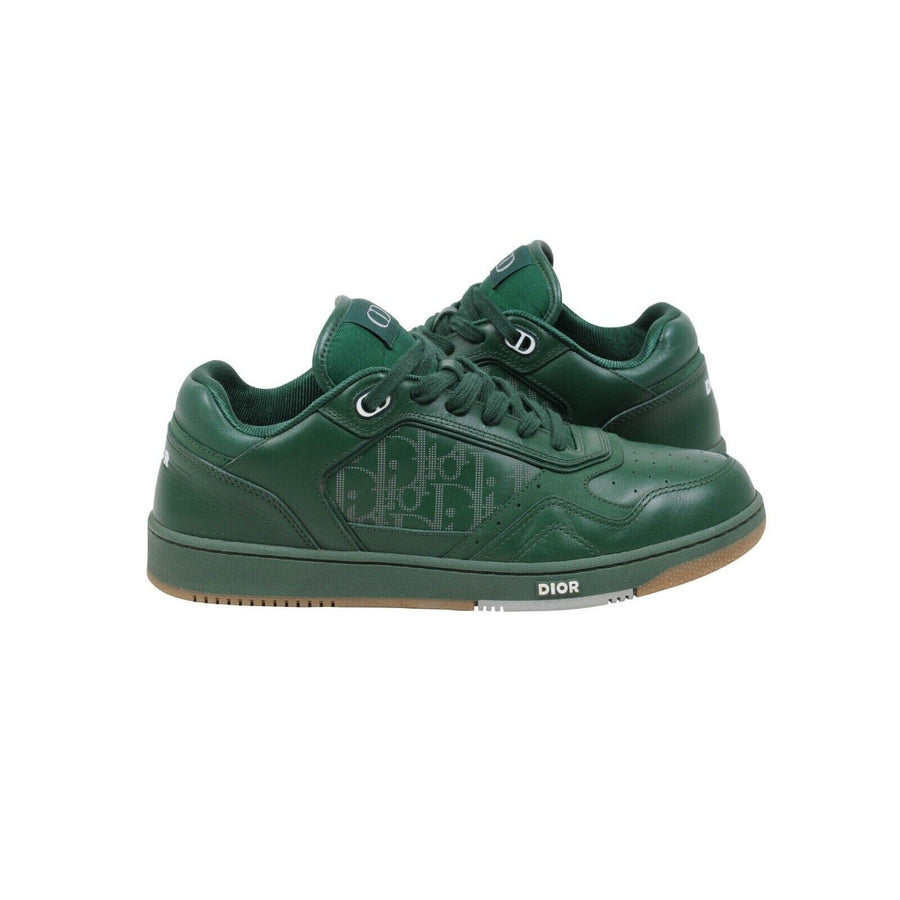 Green Oblique Galaxy Leather World Tour B27 Sneakers DIOR 