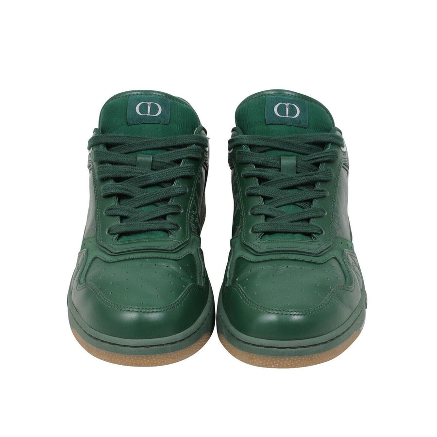 Green Oblique Galaxy Leather World Tour B27 Sneakers DIOR 
