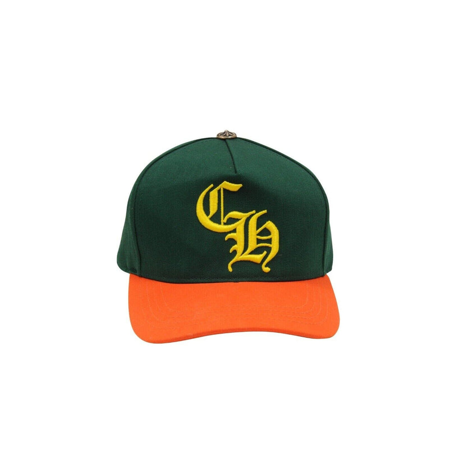 Green Orange Yellow CH Logo Miami Baseball Cap Hat CHROME HEARTS 