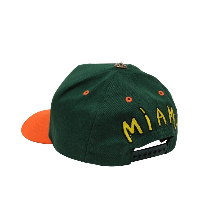 Green Orange Yellow CH Logo Miami Baseball Cap Hat CHROME HEARTS 