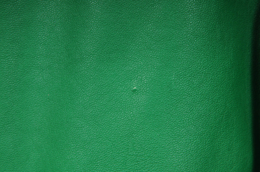 Green Western Lambskin Leather Bomber Jacket SAINT LAURENT 