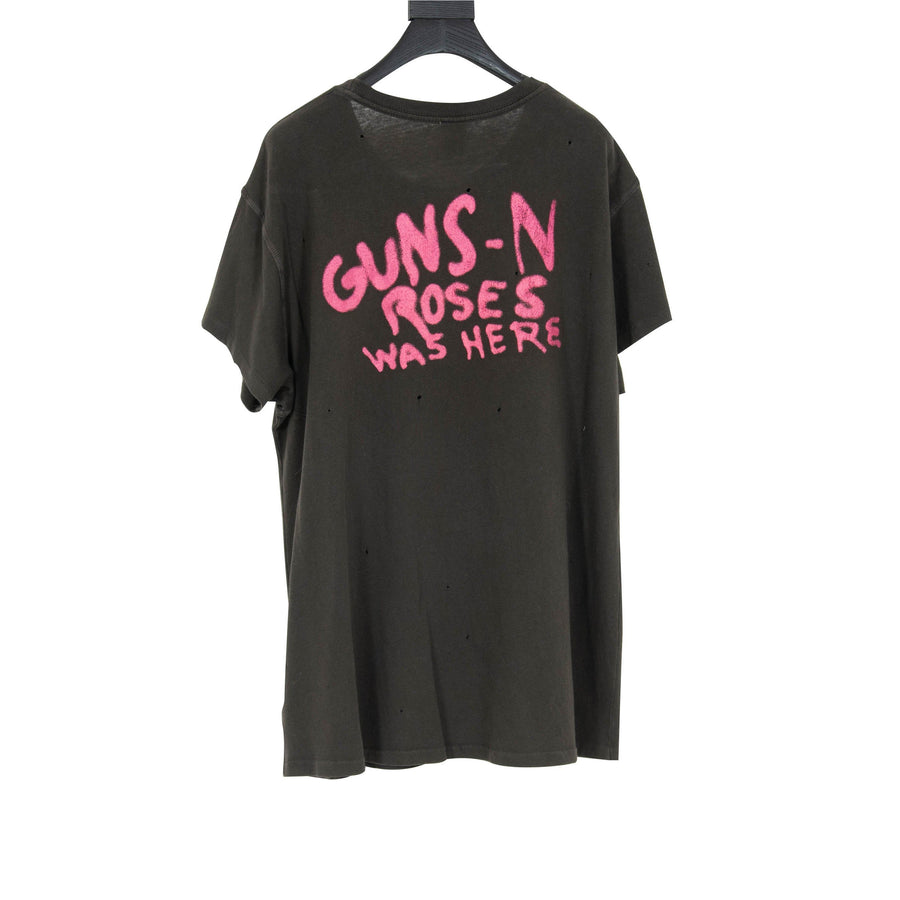 Guns N Roses Logo T Shirt (Olive) Madeworn 
