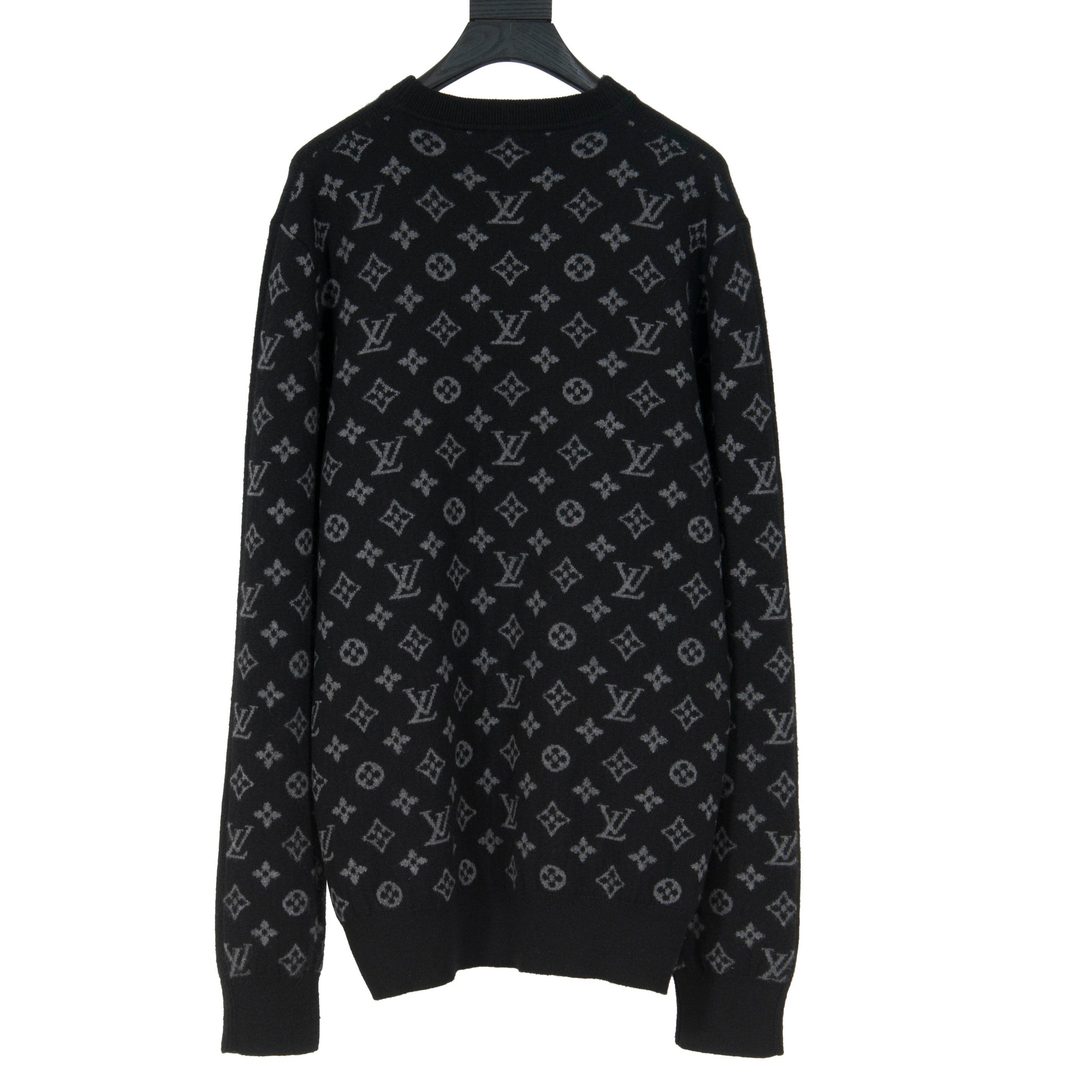 Louis Vuitton Louis Vuitton Half Monogram Cashmere Sweater - Size Medium