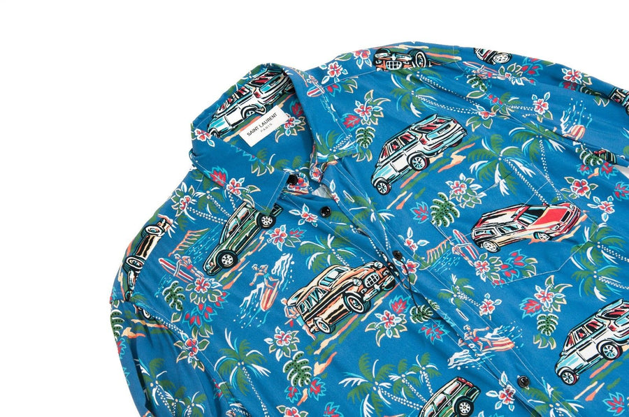 Hawaiian Car Shirt SAINT LAURENT 