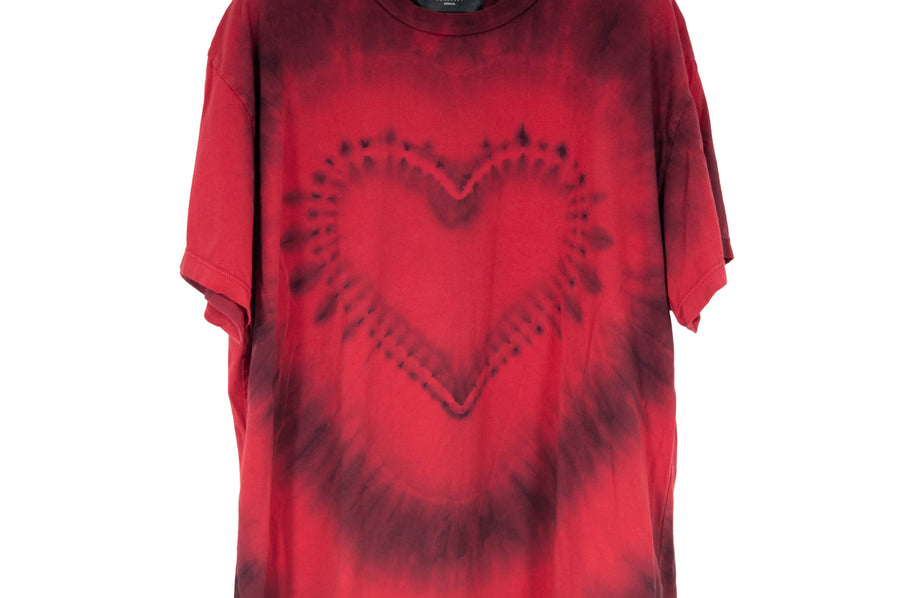 Heart Tie-Dye T Shirt Amiri 
