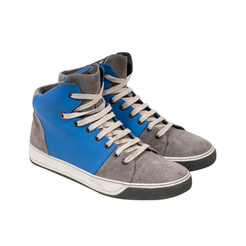 High Top Sneakers (Gray/Blue) Lanvin 