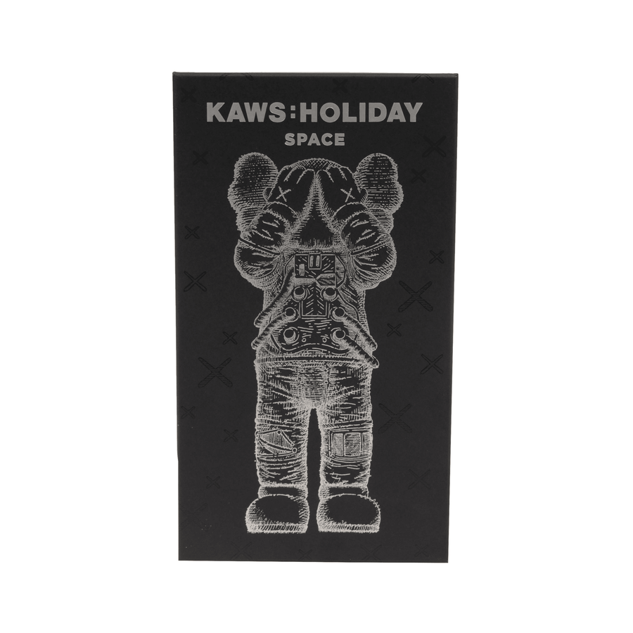 Kaws Holiday Space Figure Silver Chrome