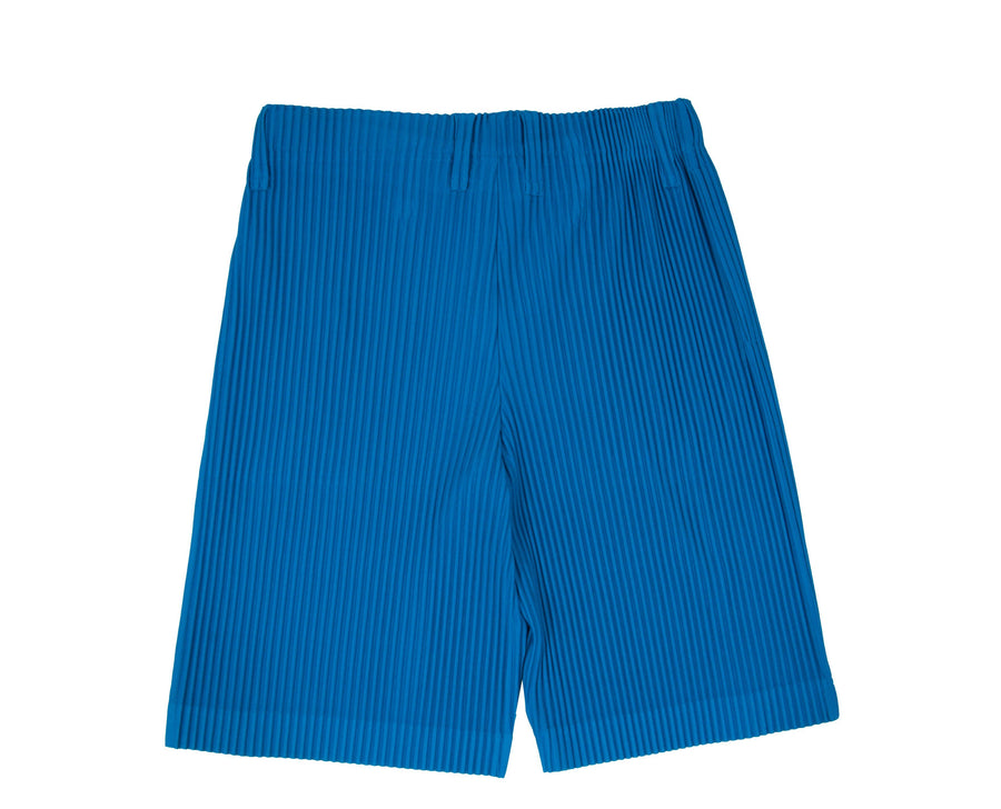Homme Plisse Sapeur Blue Tailored Shorts Issey Miyake 
