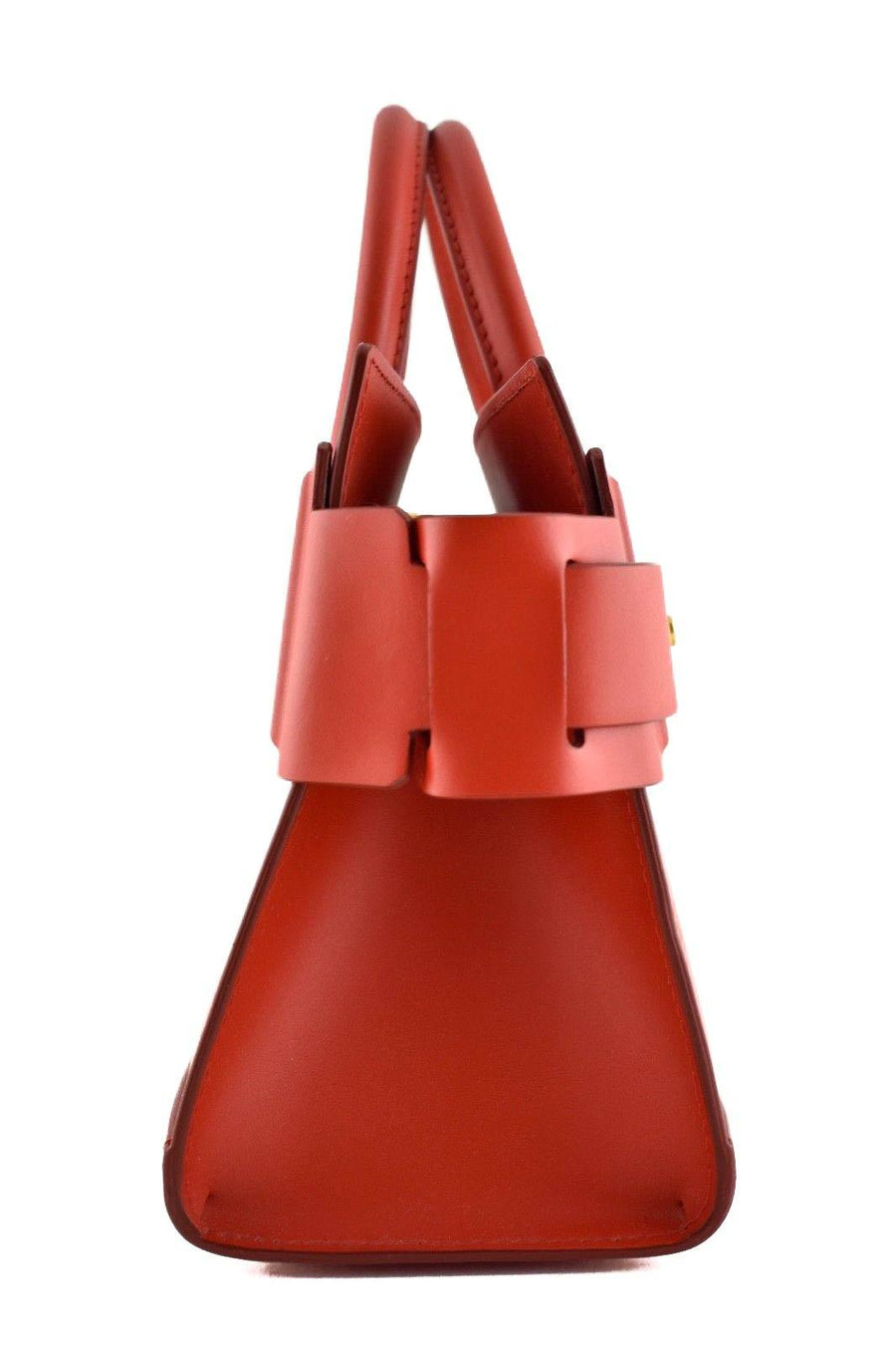 Horizon Mini Red Leather Shoulder Crossbody Handle Satchel Shoulder Bag GIVENCHY 