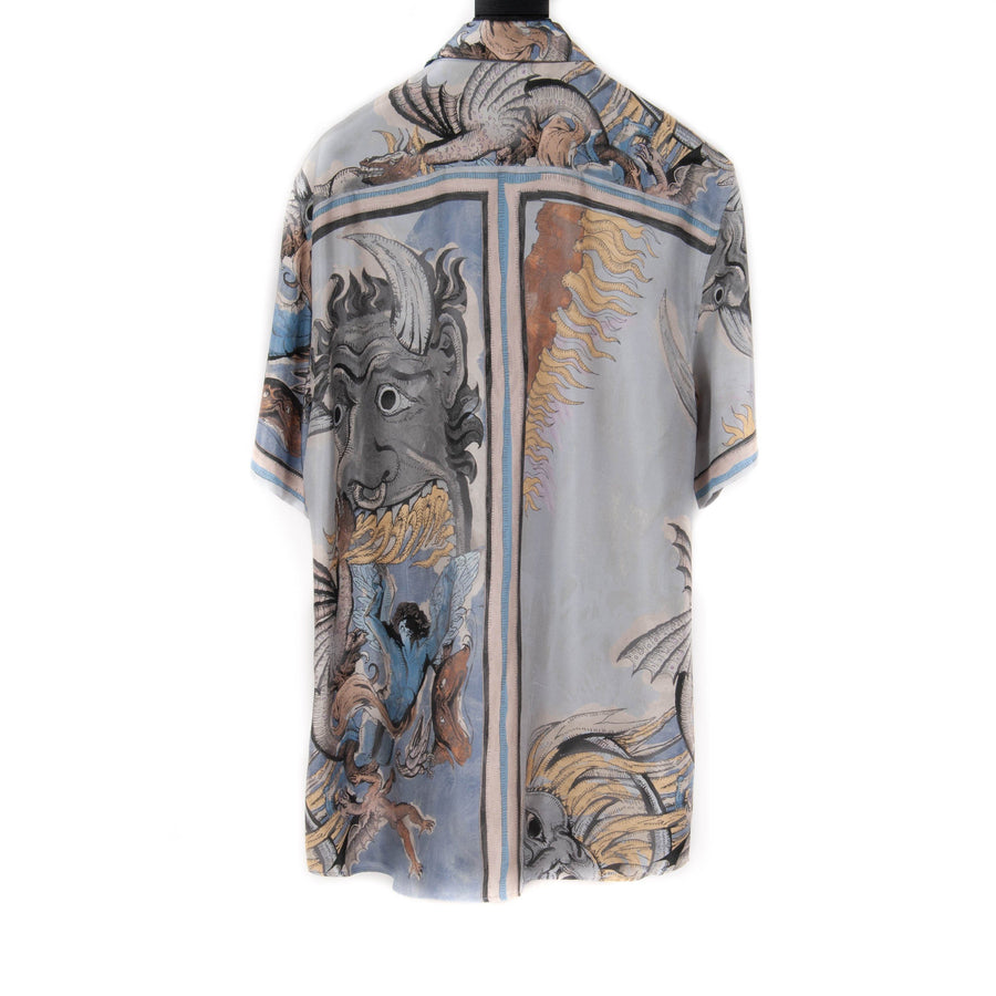 Icarus Silk Printed Hawaiian Shirt GIVENCHY 