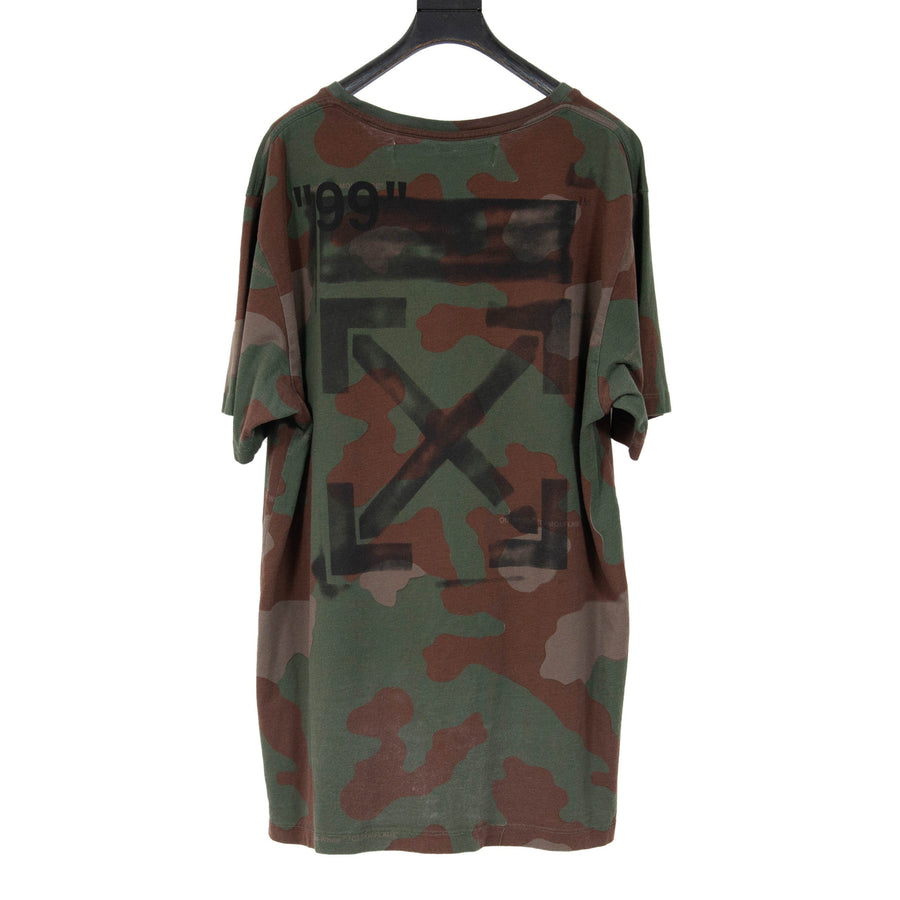 Impressionism Arrows Camouflage T Shirt OFF WHITE 