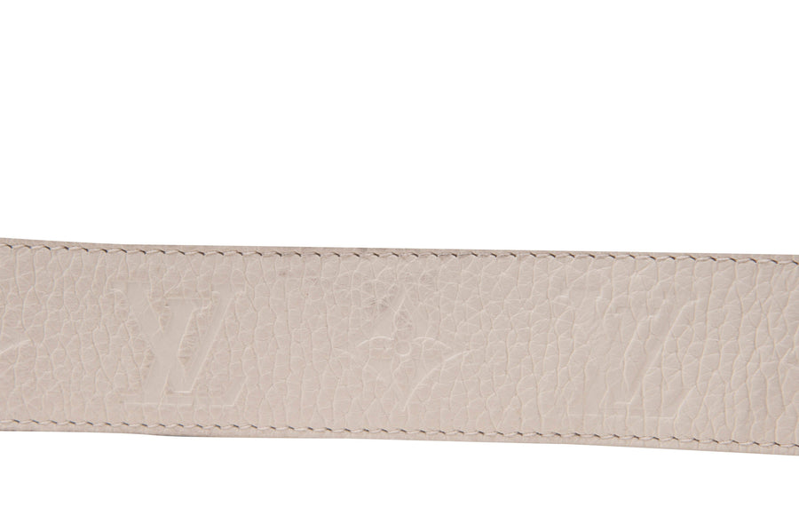 Belt Louis Vuitton White size Not specified International in Not