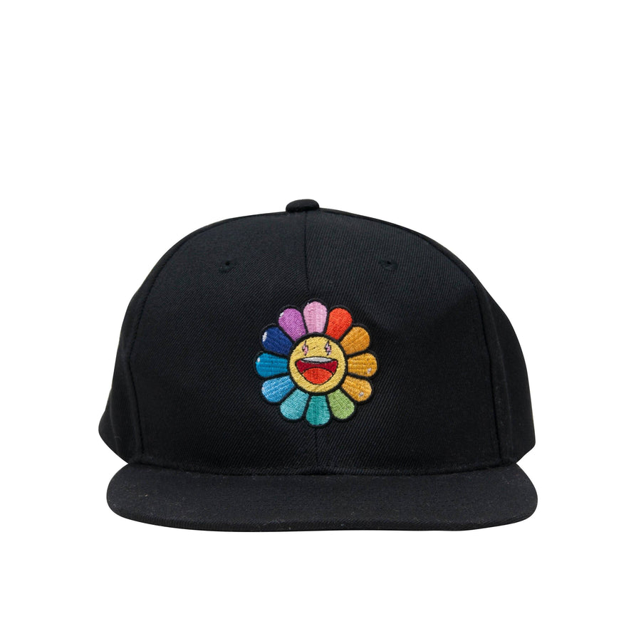 J Balvin Rainbow Flower Black Hat Murakami 