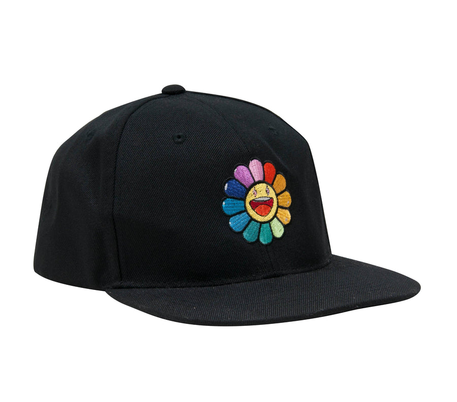J Balvin Rainbow Flower Black Hat Murakami 