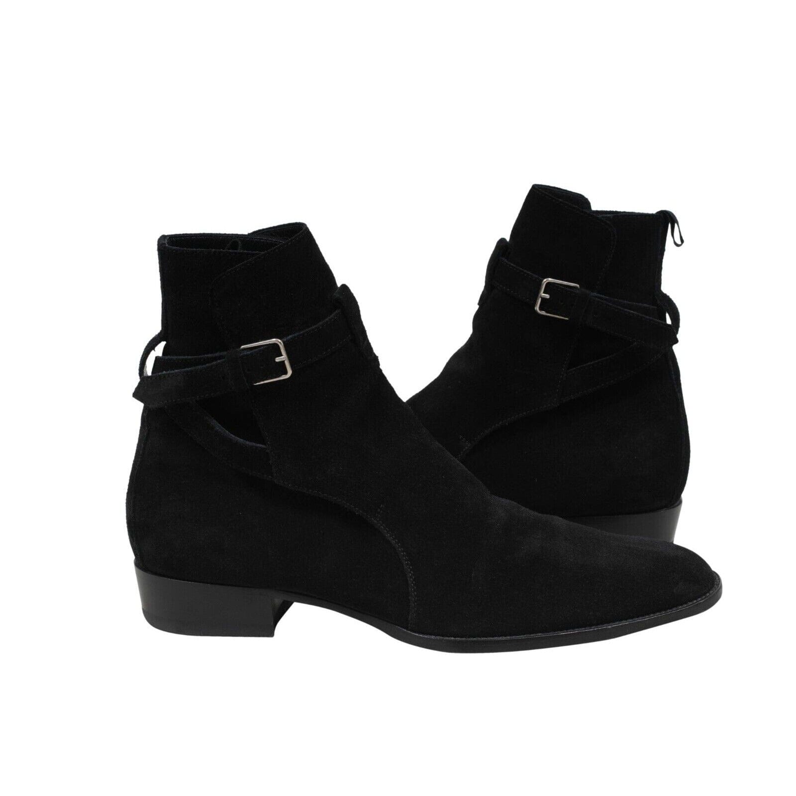 Saint Laurent Jodhpur Boots US10 EU43 Black Suede Western Hedi