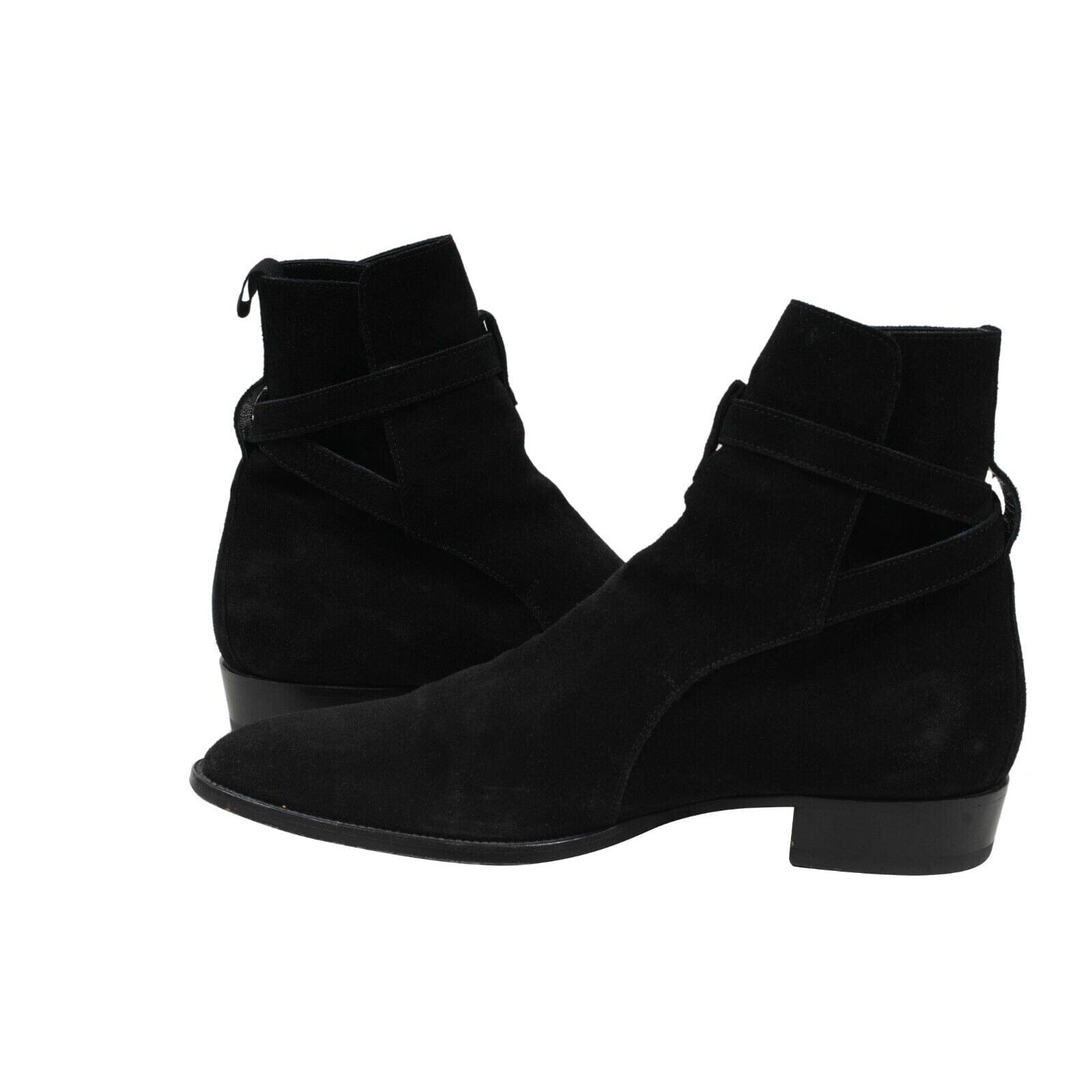 Saint Laurent Jodhpur Boots US10 EU43 Black Suede Western Hedi - Main Image