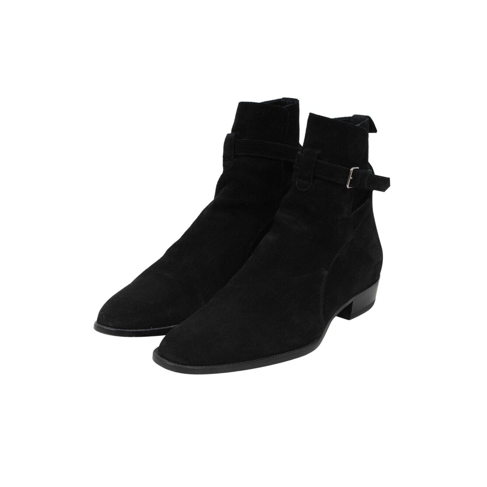 Black suede jodhpur outlet boots