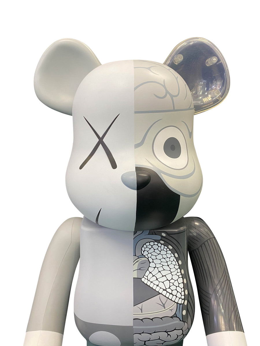 Kaws Dissected Bearbrick 1000% (Gray) BE@RBICK 
