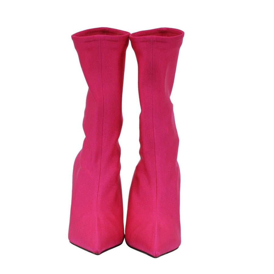 Knife Pointed Toe Ankle Boots Pink Mauve BALENCIAGA 