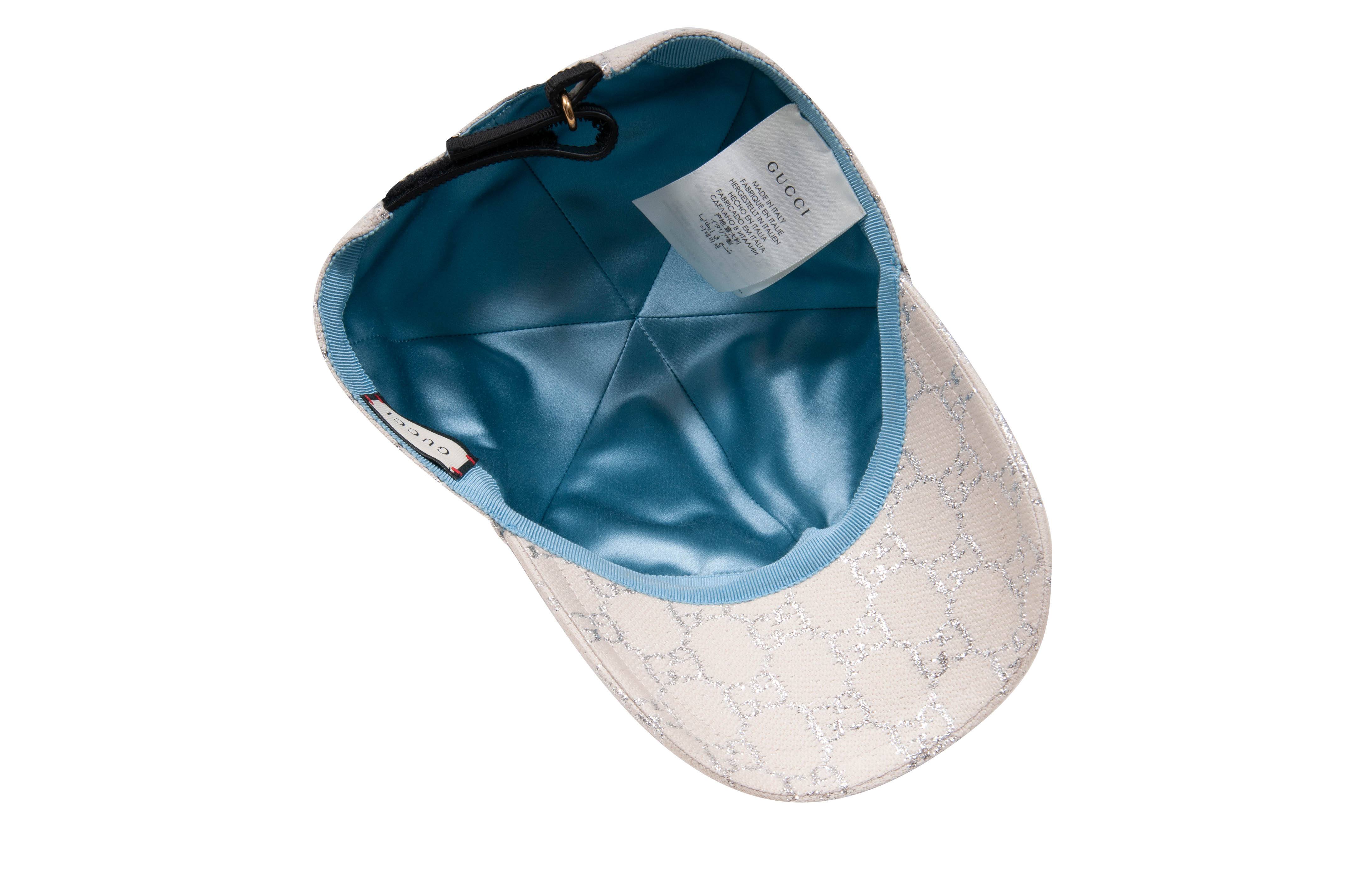 Unisex Gucci, GG metallic jacquard lame baseball cap size medium adjustable Women main image 3