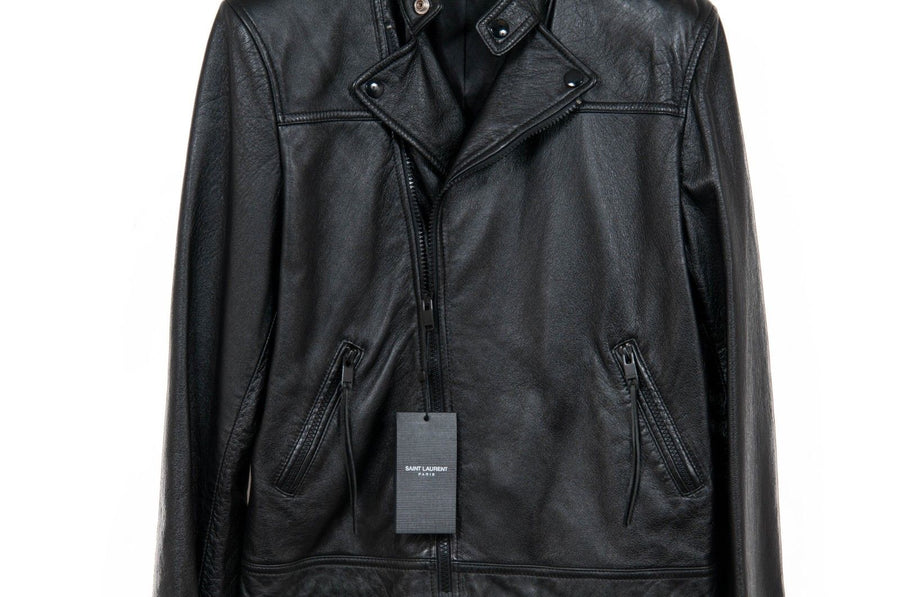 Leather Biker Jacket SAINT LAURENT 