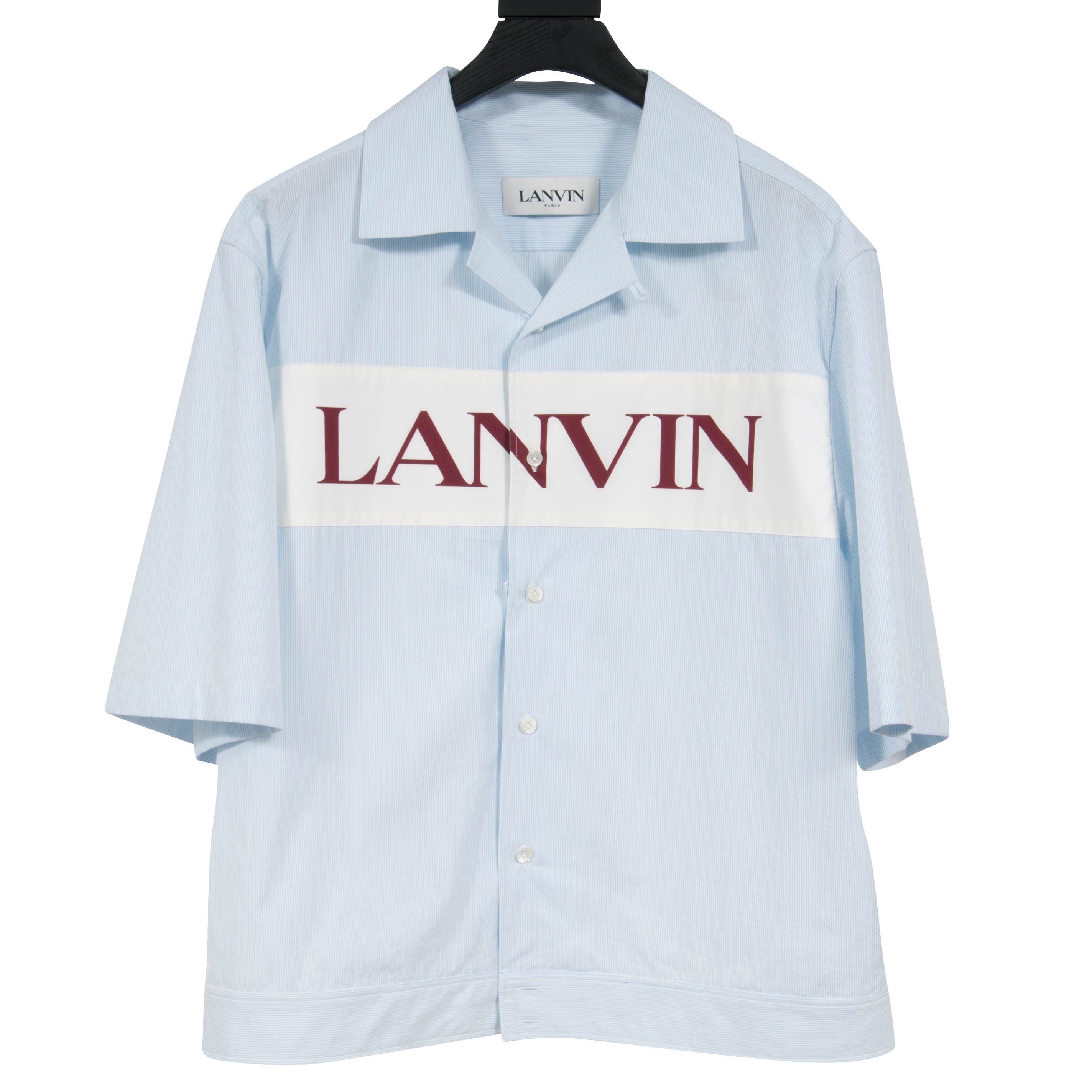 Bowling Shirt Lanvin Blue, Lanvin