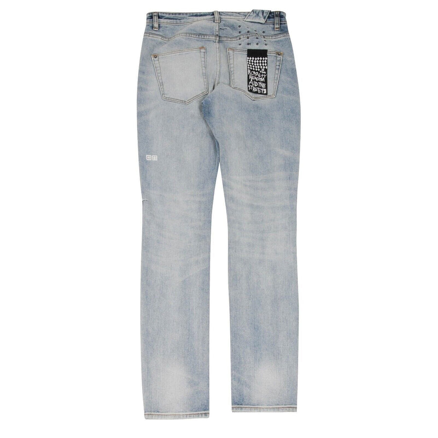 Light Wash Blue Chitch Mid Rise Slim Fit Denim Ksubi 