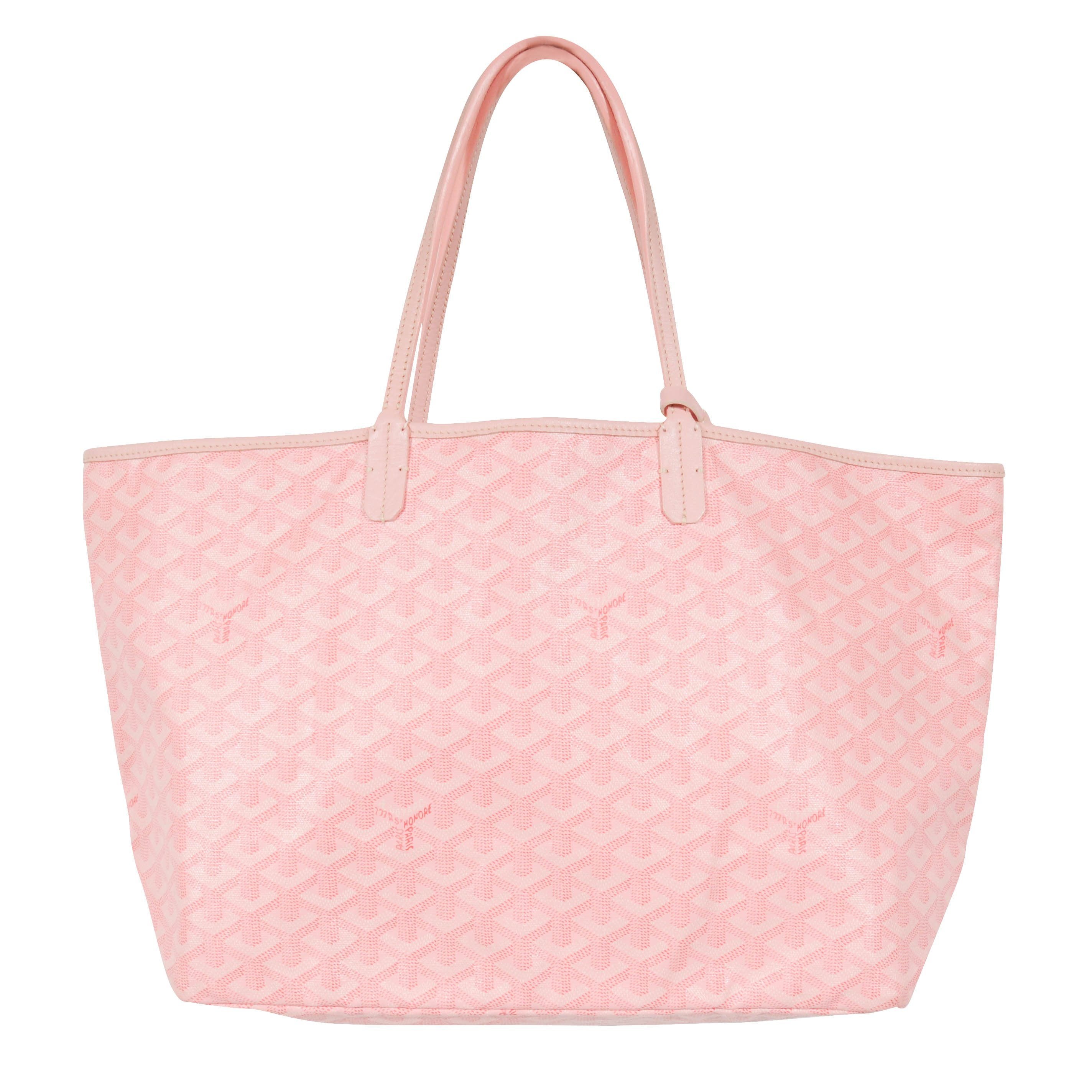 Goyard Women s Limited Edition Pink St. Louis PM Claire Tote Shoulder Bag Handbag THE ECHELON