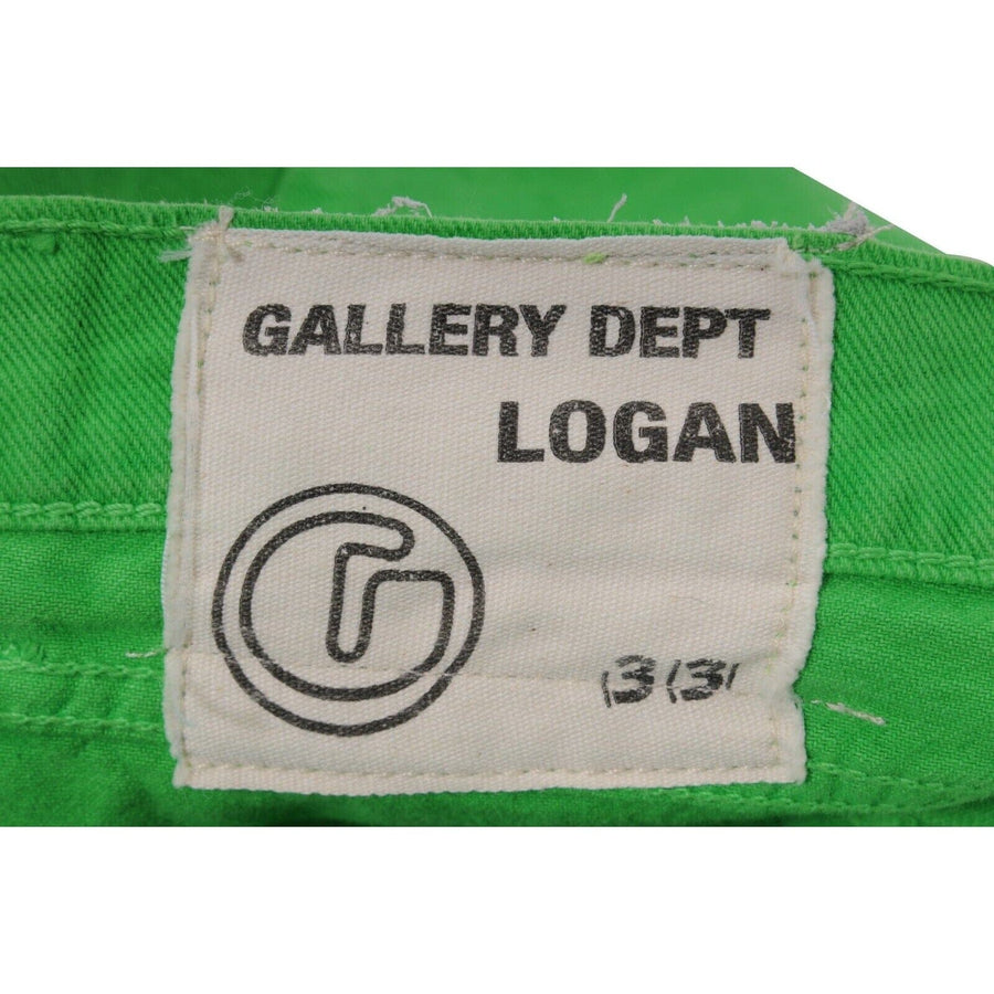 Logan Wide Leg Green Boot Cut High Waist Flare Denim Jeans Gallery Dept 