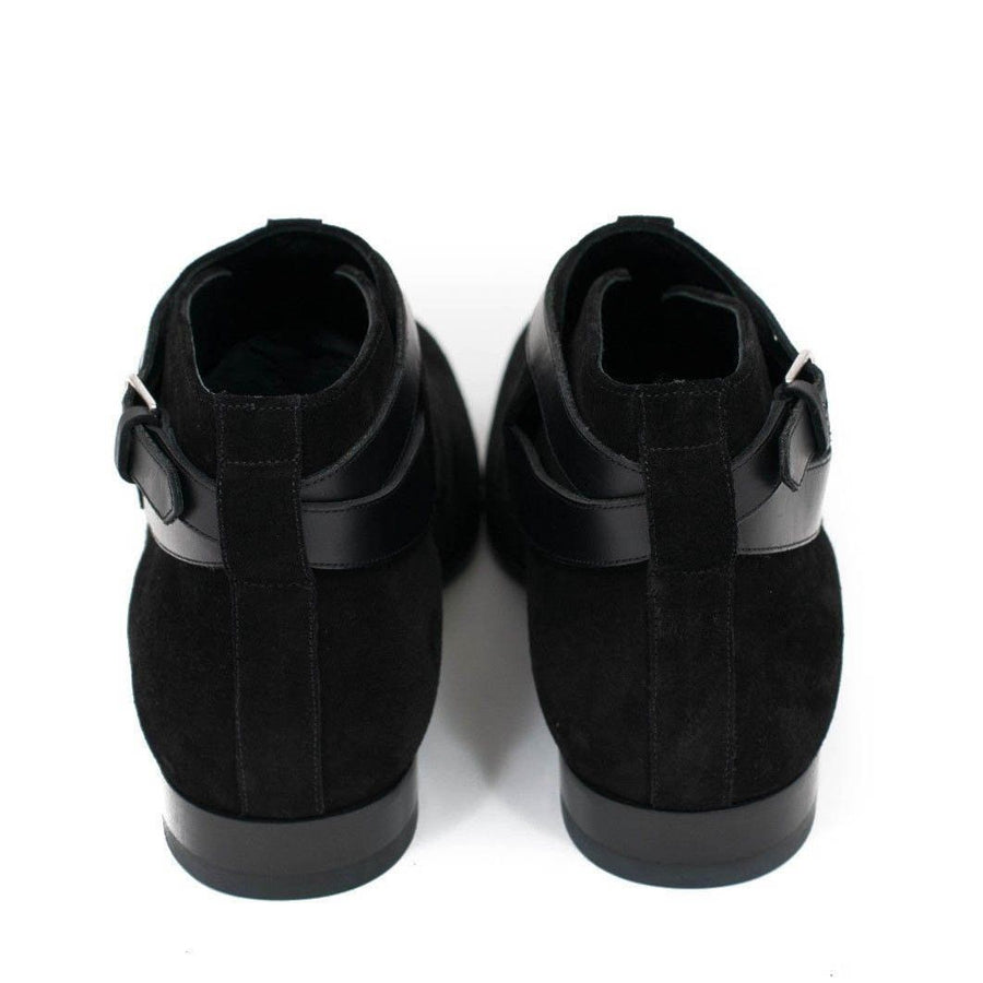 London Jodhpur 20 Black Suede SAINT LAURENT 