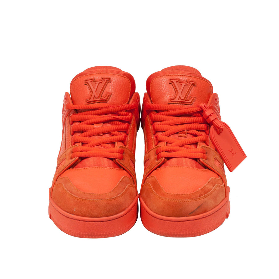 Louis Vuitton LV Trainer Sneaker Orange. Size 08.0