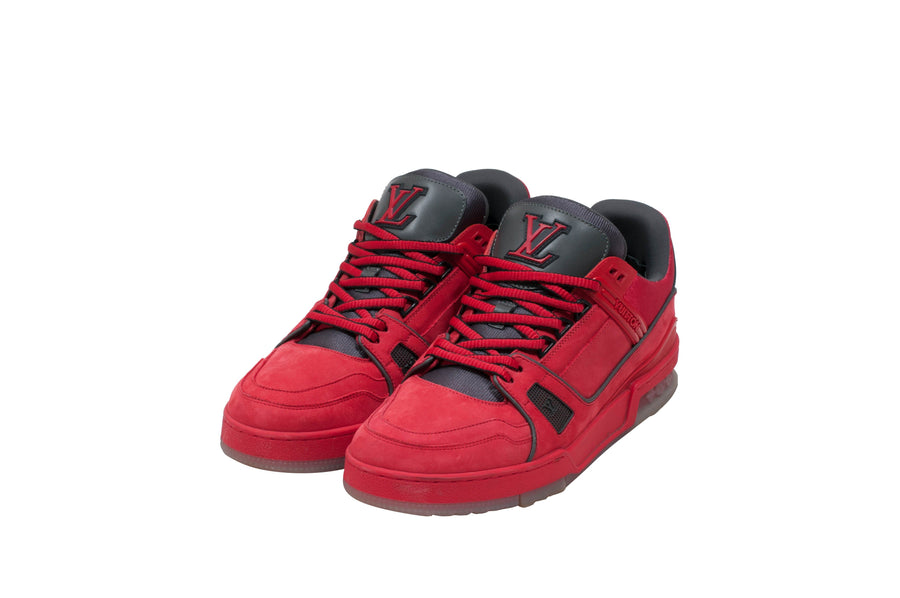 LV Trainer Sneaker (Red/Gray) LOUIS VUITTON 