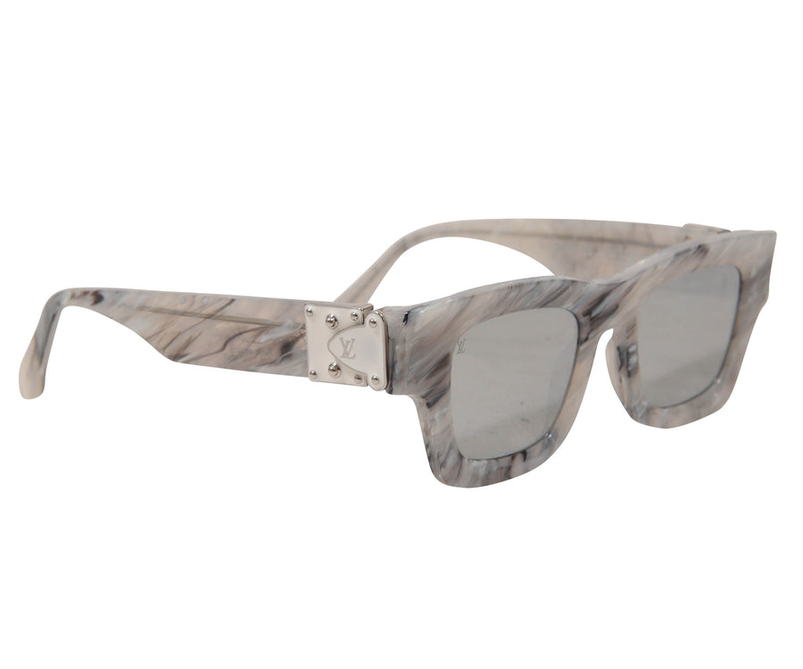 Louis Vuitton 1.1 Millionaire Sunglasses Blue Marble/Gunmetal Gray