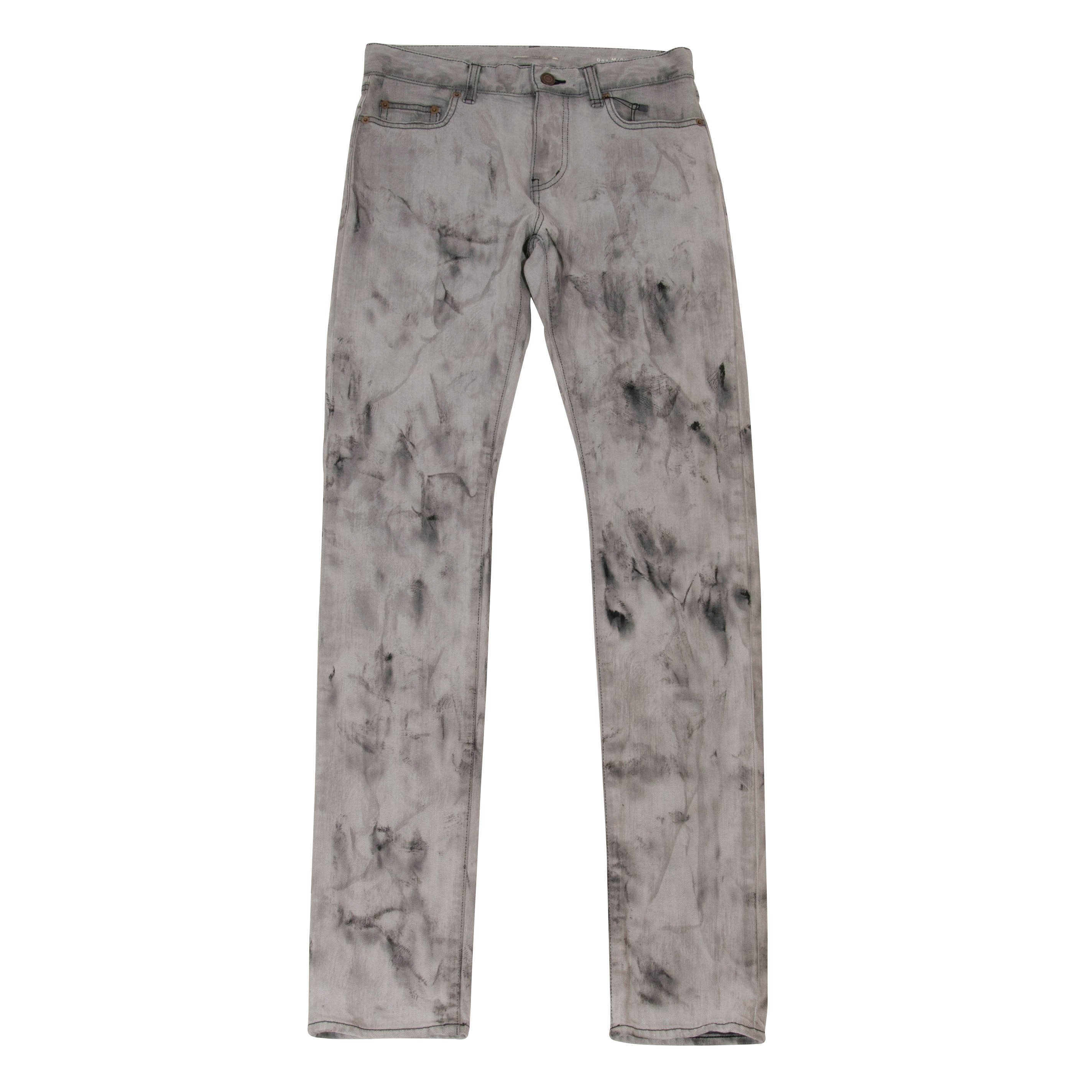 Do2 $890 -Skinny Fit Marble Print Stretch Denim Jeans – THE-ECHELON