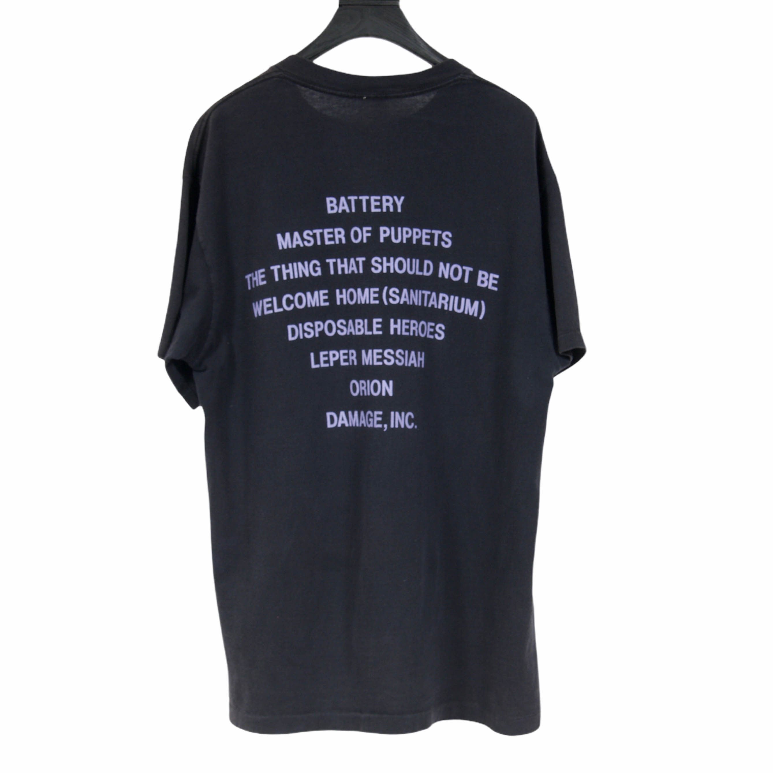 Metallica Master Of Puppets T-Shirt - Men's Sizes, 100% Cotton, Official Graphic Tee