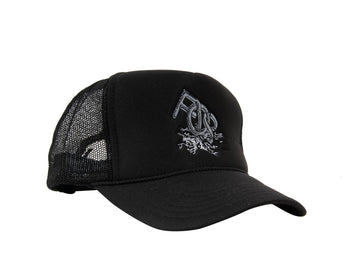 Virgil Abloh X MCA Figures Of Speech Arrows Trucker Hat Black for Women