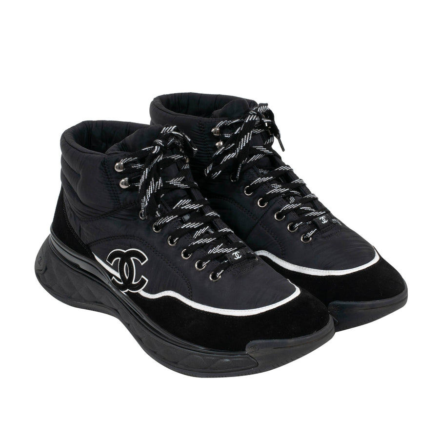 Mid Top Sneakers (Black) CHANEL 