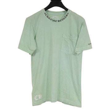 Mint Green Pocket Logo Collar T Shirt CHROME HEARTS 