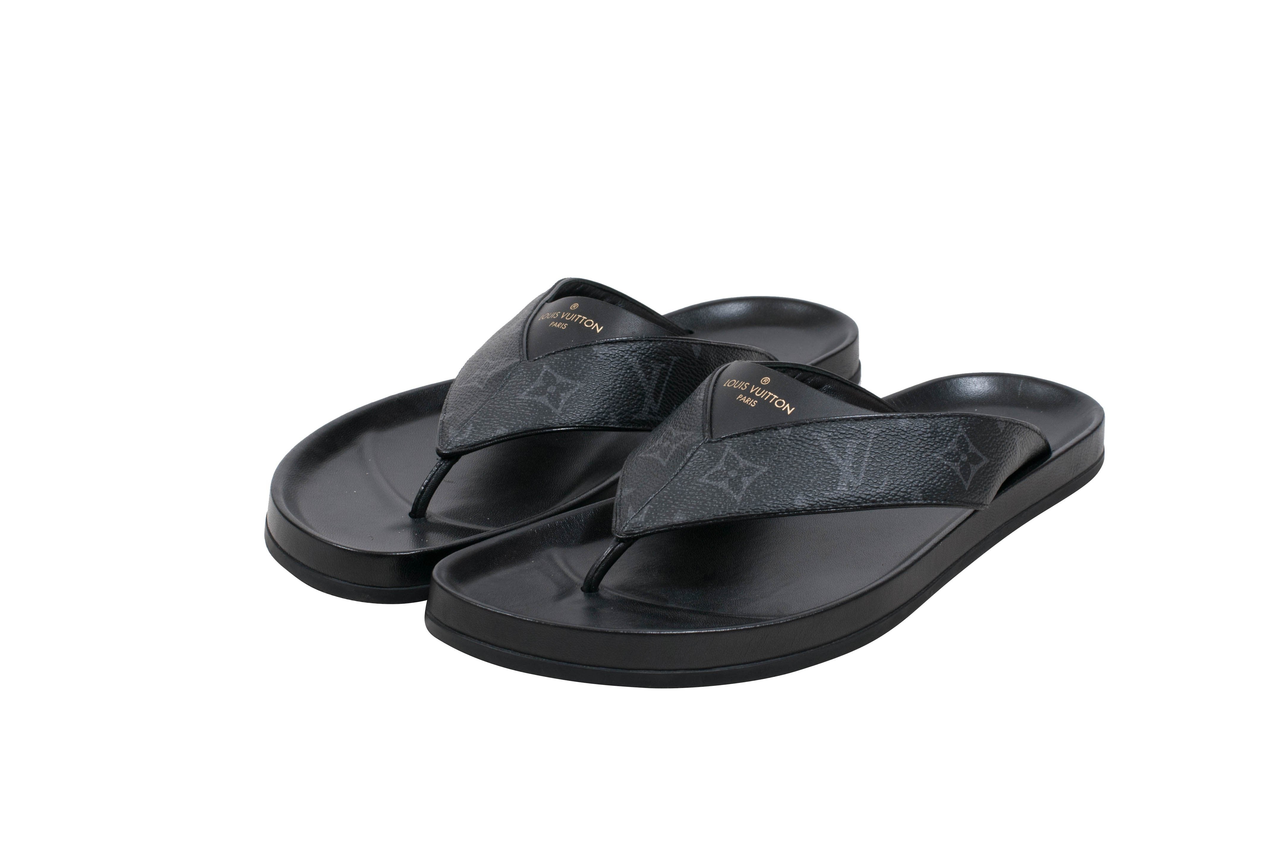 Louis Vuitton Trendy Mirabeau Thong Sandals In Light Purple And Blue R -  Praise To Heaven