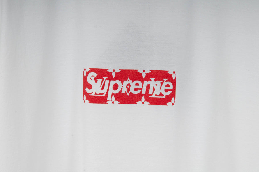 SUPREME/LOUIS Vuitton Monogram Box Logo T-Shirt
