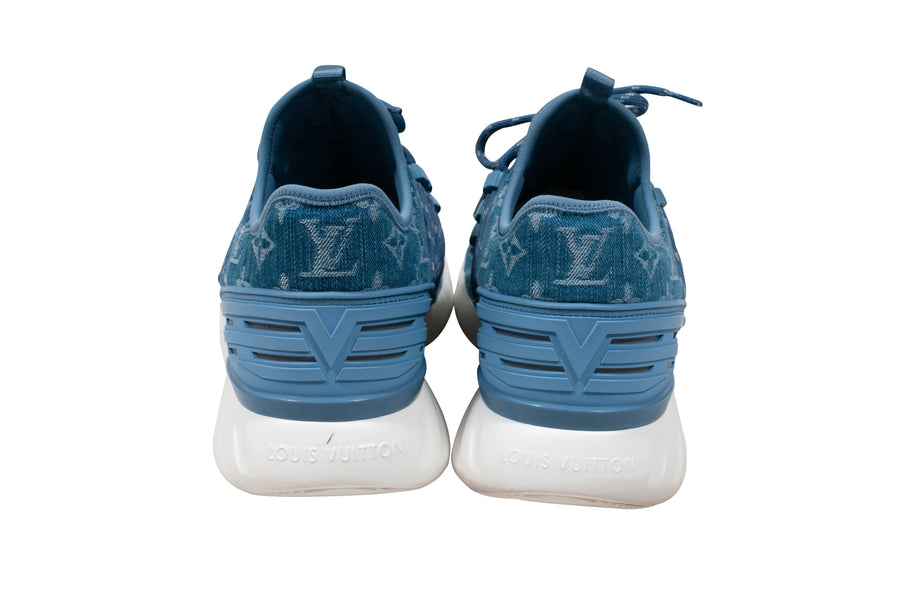 Louis Vuitton Fastlane Sneakers Blue Jeans Monogram Pattern - Vinted