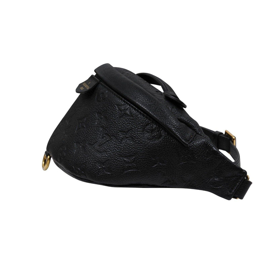 Louis Vuitton Monogram Empreinte Bum Bag Black Noir Leather – THE
